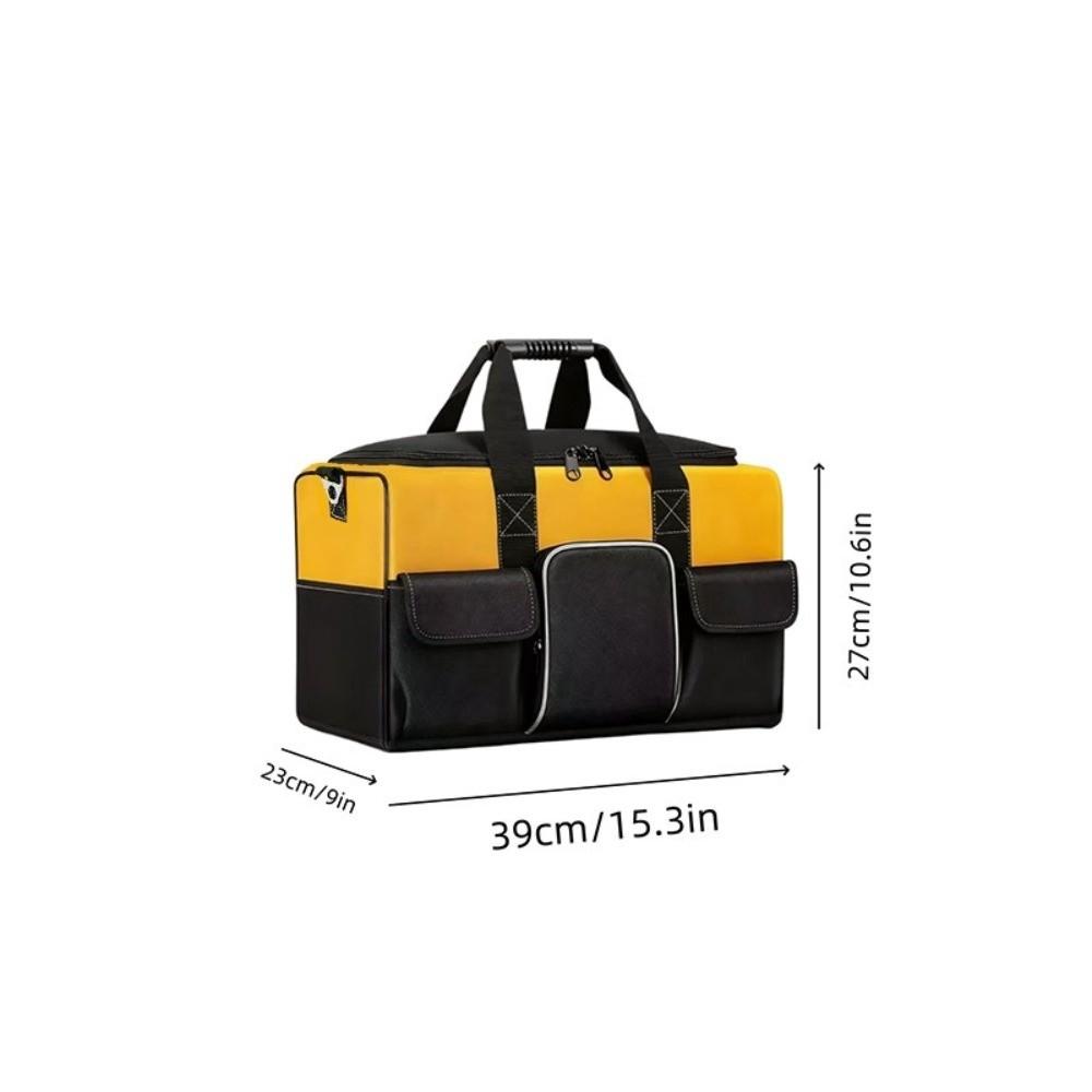 Hard Bottom Heavy Duty Tool Bag Adjustable Electrician Tool Bag For Various Instrument