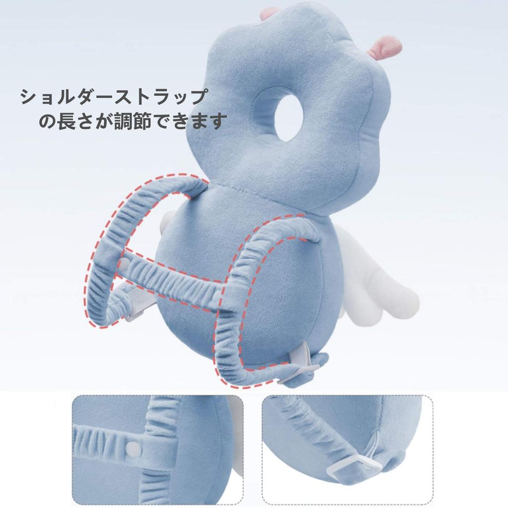 Sonriia Baby Head Backpack with Prevents Falls and Adjustable Shoulder for Babies 5 Months and Safety Baby Shower Gift Guard, Anti-Bump Cushion,