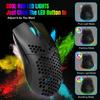 ZIYOU LANG T66 Беспроводная игровая мышь 1000 Гц Reporter RGB DPI Черная, Частота опроса, 2,4G/Bluetooth 5.3/USB-C, Подсветка, 5-уровневая регулировка, 90 г,