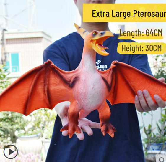 Soft Plastic Giant Dinosaur Model - Cotton-Filled Tyrannosaurus Rex/Triceratops Gift