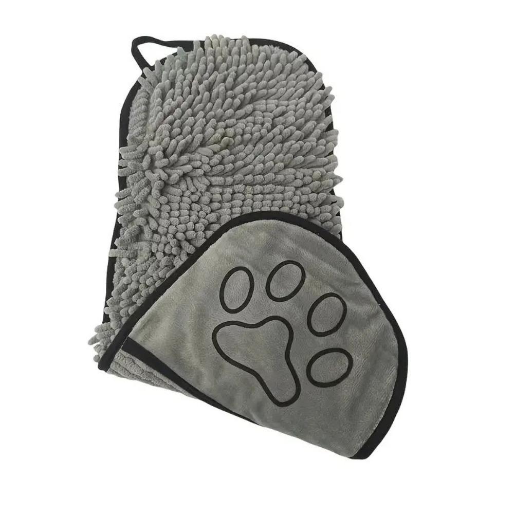 Dog Accessories Super Absorbent Pet Bath Towel Soft Foldable Pet Bath Robe Large Skin-Friendly Pet Cleaning Washcloth Pet Care