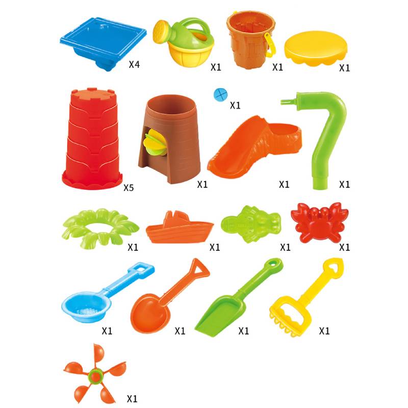 Стол Пляж Детский Песочный Набор Бассейн Для Игр В Помещении Малыш Вода Инструмент Для Рытья Подарочная Коробка