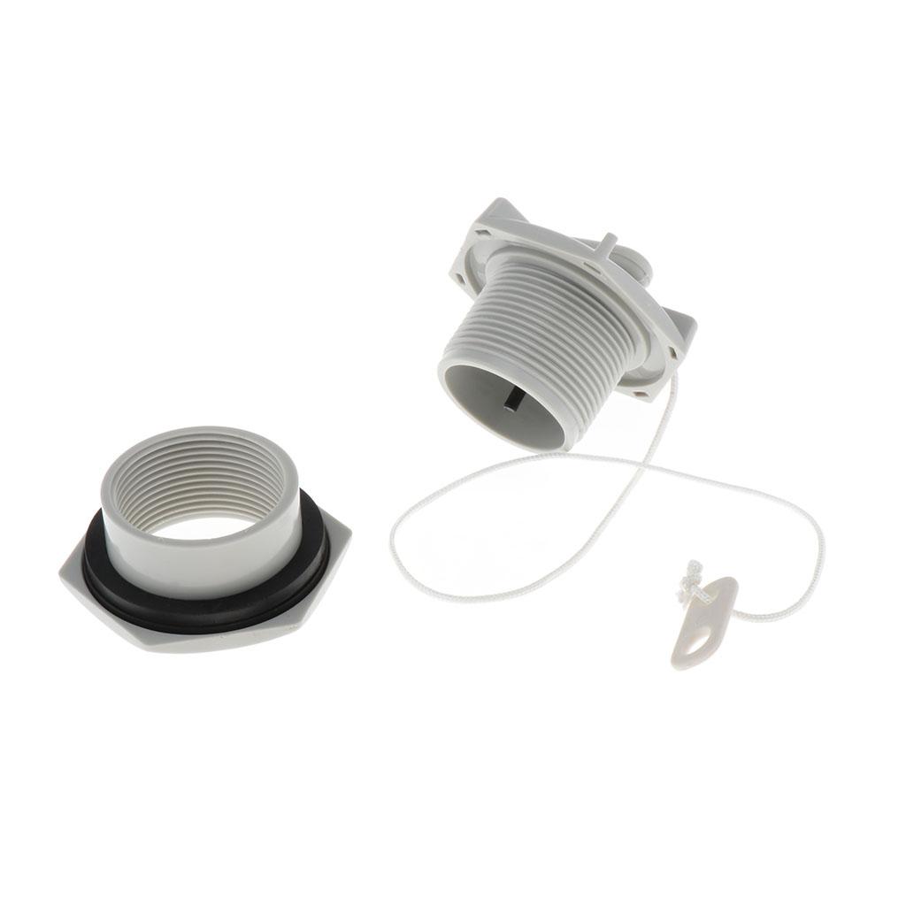Durable PVC Inflatable Boat Valve Plug Marine Drain Stopper for Dinghy River Raft 65mm Accessories 7