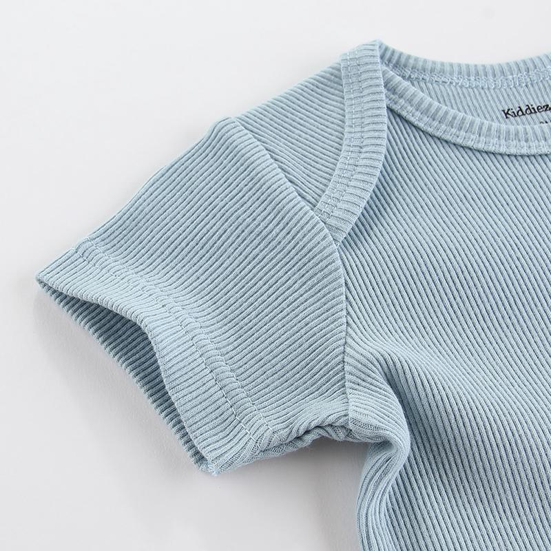 1 шт., комбинезон для маленьких мальчиков и девочек с круглым вырезом и короткими рукавами, одежда для маленьких мальчиков и девочек, хлопковый комбинезон для детей 0-12 месяцев, одежда для новорожденных