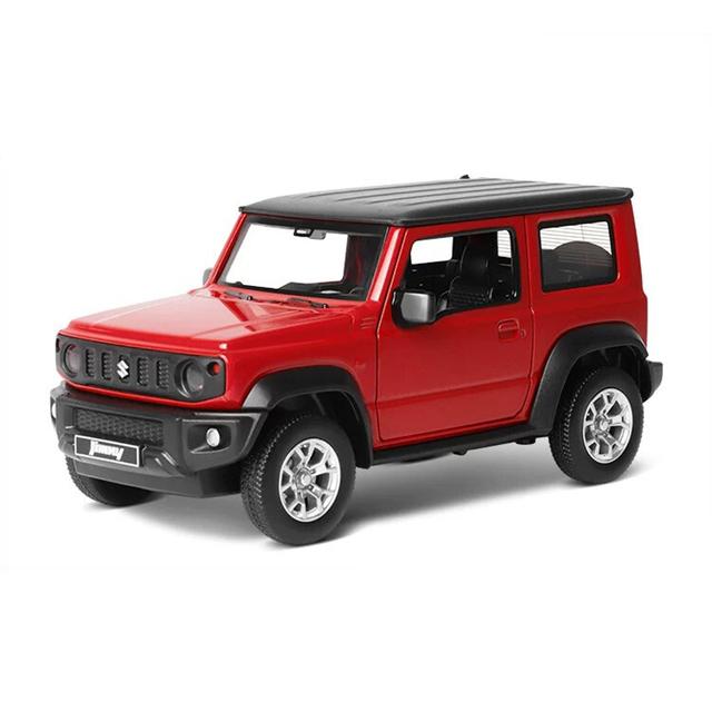 Масштаб 1/26 Suzuki Jimny, металлические литые под давлением игрушки из сплава, модели автомобилей, грузовики для мальчиков, детские внедорожники, коллекция для хобби