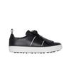 (w) G/fore Durf Pebble Leather Kiltie Golf Shoes Onyx