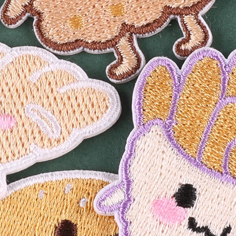 Duoku Original Snacks and Fast Food Cloth Patch - DIY Self-Adhesive Embroidery Accessory