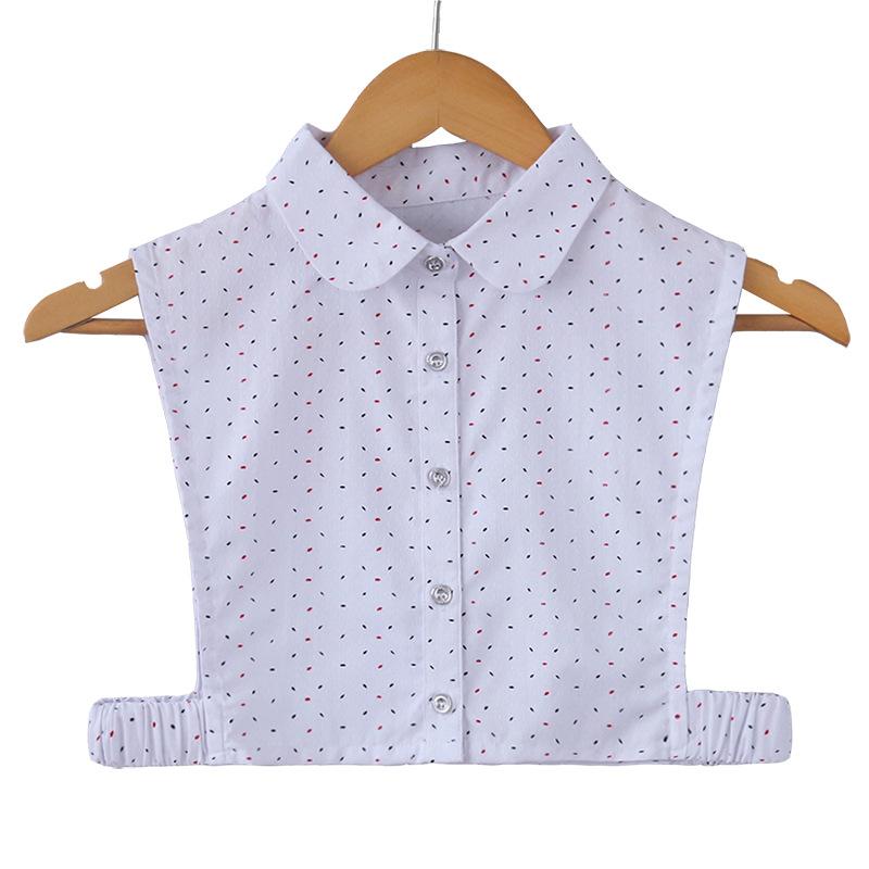 Versatile Base Fake Collar Blouse Round Neck Fake Collar Shirt Spring And Summer White Decorative Fake Collar B142
