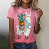 2024 Casual Short Sleeve Women's T-Shirt Summer Comfortable Loose Round Neck Top 3d Printed Cartoon Pattern T-Shirt