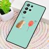 Силиконовый чехол для телефона с ежиком и шариком Для Samsung Galaxy note 10 pro S26 S25 S24 S23 S22 S21 Plus S25Ultra Capa Cover