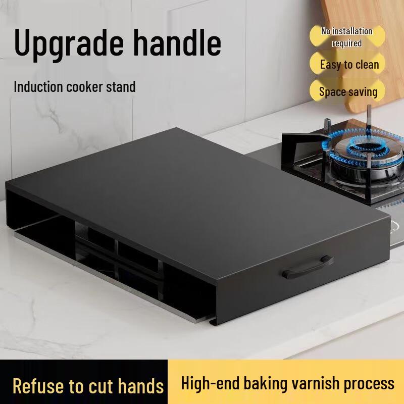 Крышка для газовой плиты из нержавеющей стали и кухонная полка для хранения