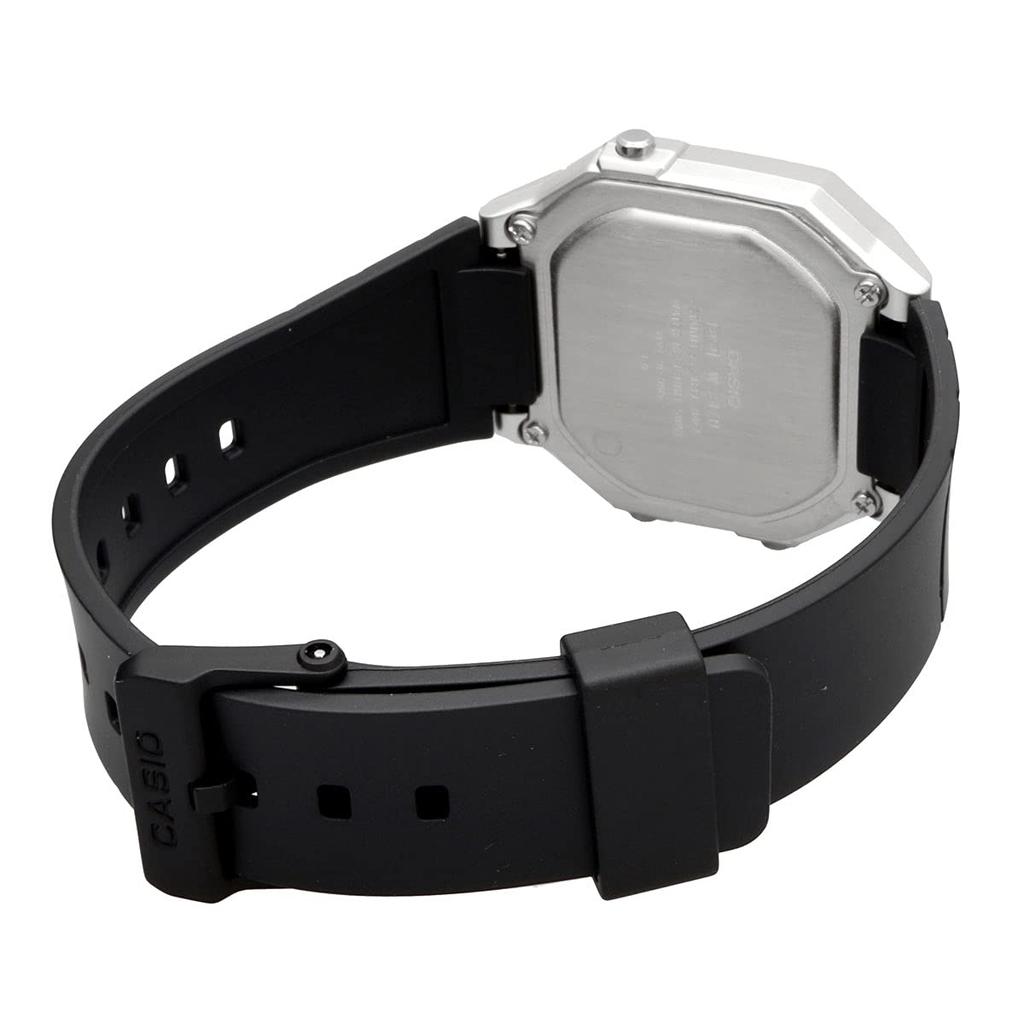 Casio CASIO Стандартные часы W-217HM-7B Мужские Женские Детские Мальчики Девочки Дешевые Casio Цифровые Дата Серебристый Черный Зарубежная Модель