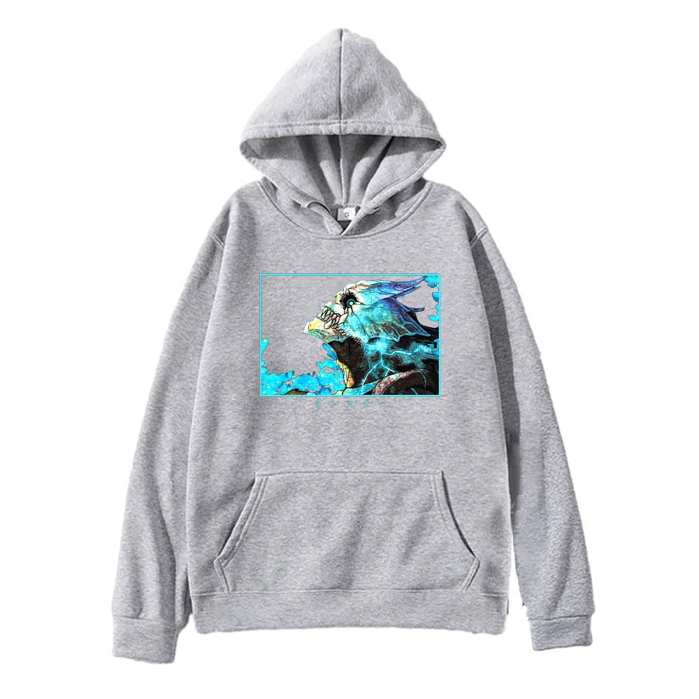 Аниме Кайдзю Нет. 8 графических принтованных худи с капюшоном для мужчин и женщин, эстетичные модные толстовки, удобная уличная одежда, унисекс-толстовка в стиле Харадзюку