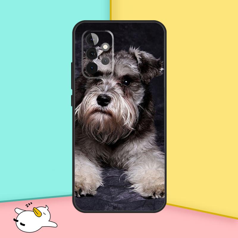 Чехол для щенка шнауцера для Samsung Galaxy A53 A33 A13 A12 A32 A52 A14 A34 A54 A15 A25 A35 A55 A71 A51