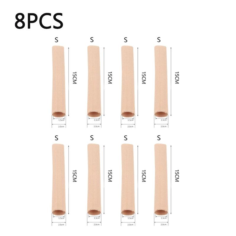 1/2/4 шт. Силиконовый чехол Разрезная ткань Разделитель пальцев ног Распорка Трубка Рукав Накладки Вальгусный корректор Защита молоткообразного пальца Уход за пальцами ног
