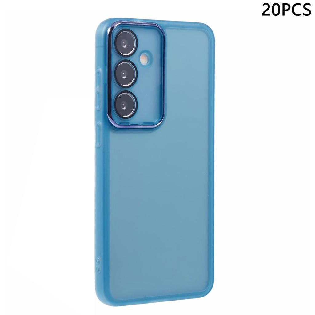 Bulk Purchasing 20Pcs For Samsung Galaxy A15 4G/A15 5G Case Electroplated Camera Frame TPU Phone Cover Precise Cutouts