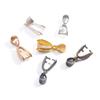 10Pcs Copper Pendant Clip Clasp Melon Seeds Buckle Pendant Connectors Charm Bail Beads Jewelry Making Necklace