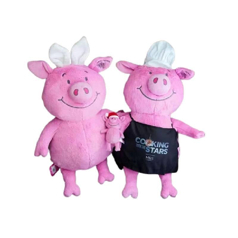British M&s Pig Plush Toy Soft And Breathable Material