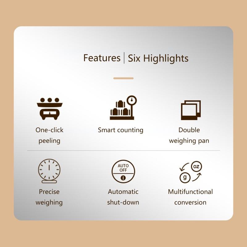 Digital Kitchen Food Scales with Dual Platform Weighing Design with Precision Accuracy & Tare Function Stainless Steel