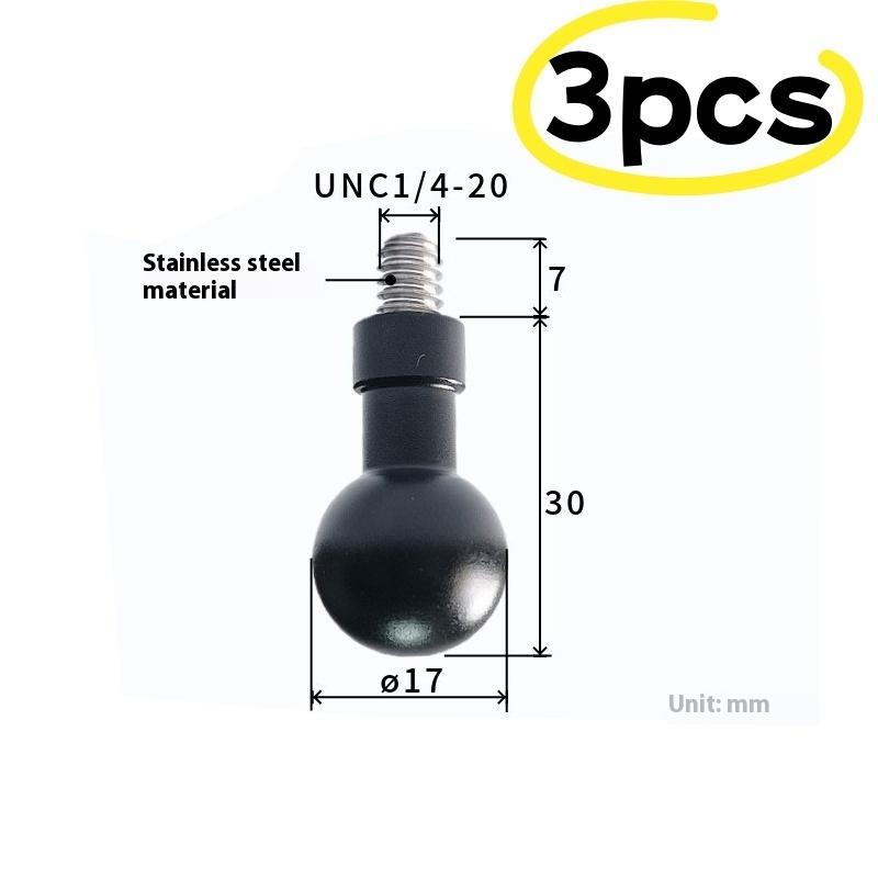 1/3 шт. Для 13 12 Insta360 Action 5Pro Pocket 3 Держатель Разъем Соединитель Руки Подставка для Телефона 17 мм Шаровая Головка Адаптер Крепление 1/4" Винт