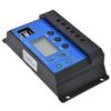 Solar Charge Controller LCD Display Dual USB Intelligent Control Regulator DC 12V?24V10A