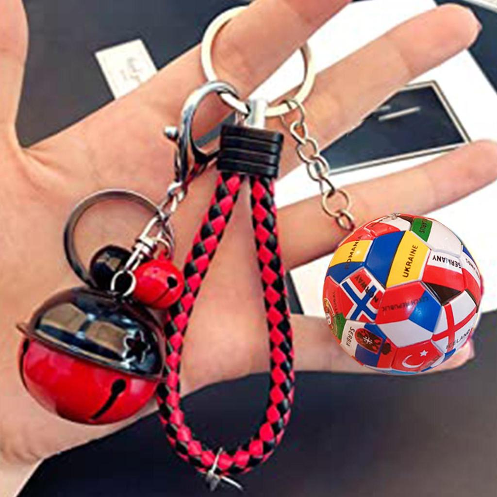 Футбольный брелок для ключей Country Soccer Club Fans Брелок для ключей Подарки Футбольная сумка Qatar Chains Сувенирный ключ H7Y9