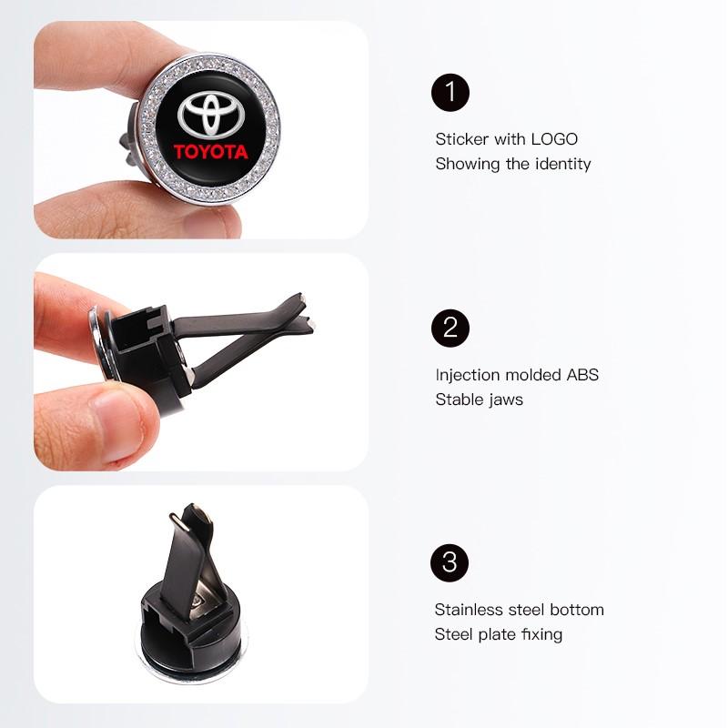 For Toyota Hilux Aygo Yaris Ractis Corolla Camry CHR Auris Keychain Car Air Freshener Auto Accessories Interior Perfume Diffuser