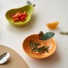 Creative Fruit Shape Ceramic Seasoning Dish Dipping Dish Soy Sauce Dish Appetizer Plate Sushi Plate Home Specialty Tableware