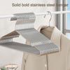10Pcs Non-Slip Coat Hanger Space Saving Clothes Hangers Strong Household Hanger Home
