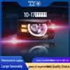 Land Rover Discovery 4 Defender-Style Headlight Assembly with LED Turn Signal & DRL (2010-2017 Models)