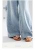 Summer Rhinestone Girls' Wide-Leg Jeans: Loose, Versatile, Straight-Leg Long Pants