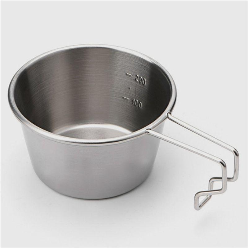AEE2-Picnic Bowl Non-Stick Camping Cup With Handle Tableware Outdoor Cookware Cooking Bowl