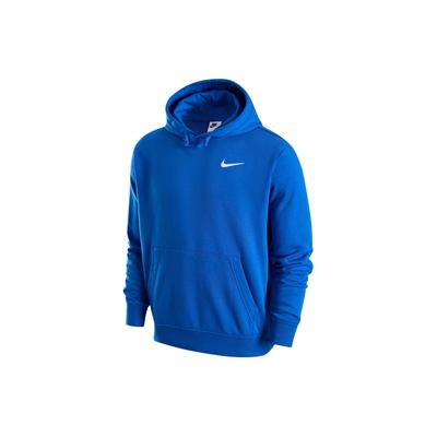 Nike Удобная повседневная спортивная толстовка с длинным рукавом с логотипом Мужские толстовки с капюшоном Royal-Blue White HF1177-493