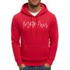 London Line Drawing Printing Men Hoody Autumn Loose Hoodies Casual Fleece Sportswear All-Match Comfortable Male Pullovers