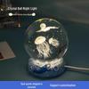 Astronaut Crystal Ball 3D Night Light: Luminous Carving Décor - Perfect Birthday Gift for Girls