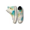 Converse Chuck 70 Аэрозольная краска Повседневные парусиновые кроссовки средней высоты Унисекс кроссовки Бело-синие A03432C
