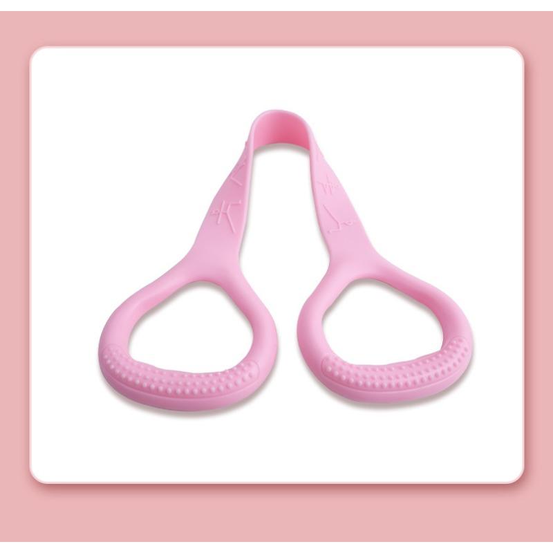 Рисунок 8. Эспандер для йоги. Эластичная лента для йоги. Бытовая эластичная веревка с открытой спиной, плечами и ногами. Обучение йоге для начинающих.