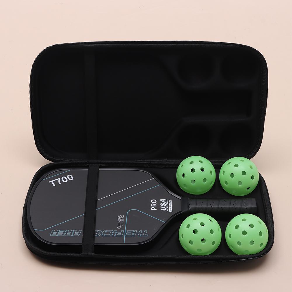 Fits 2 Paddles And 4 Balls Pickleball Racket Storage Bag  Pickleball Supplies