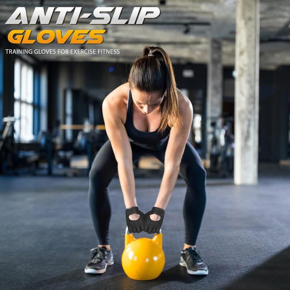 Gym Gloves Non-slip Gloves Sport Gloves Fitness Glove Silicone Winter for Weightlifting Ventilated Moisture-Wicking