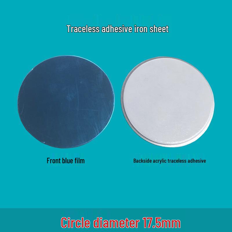 Traceless Adhesive Magnetic Iron Sheet with Acrylic Coating - Available In Stainless Iron