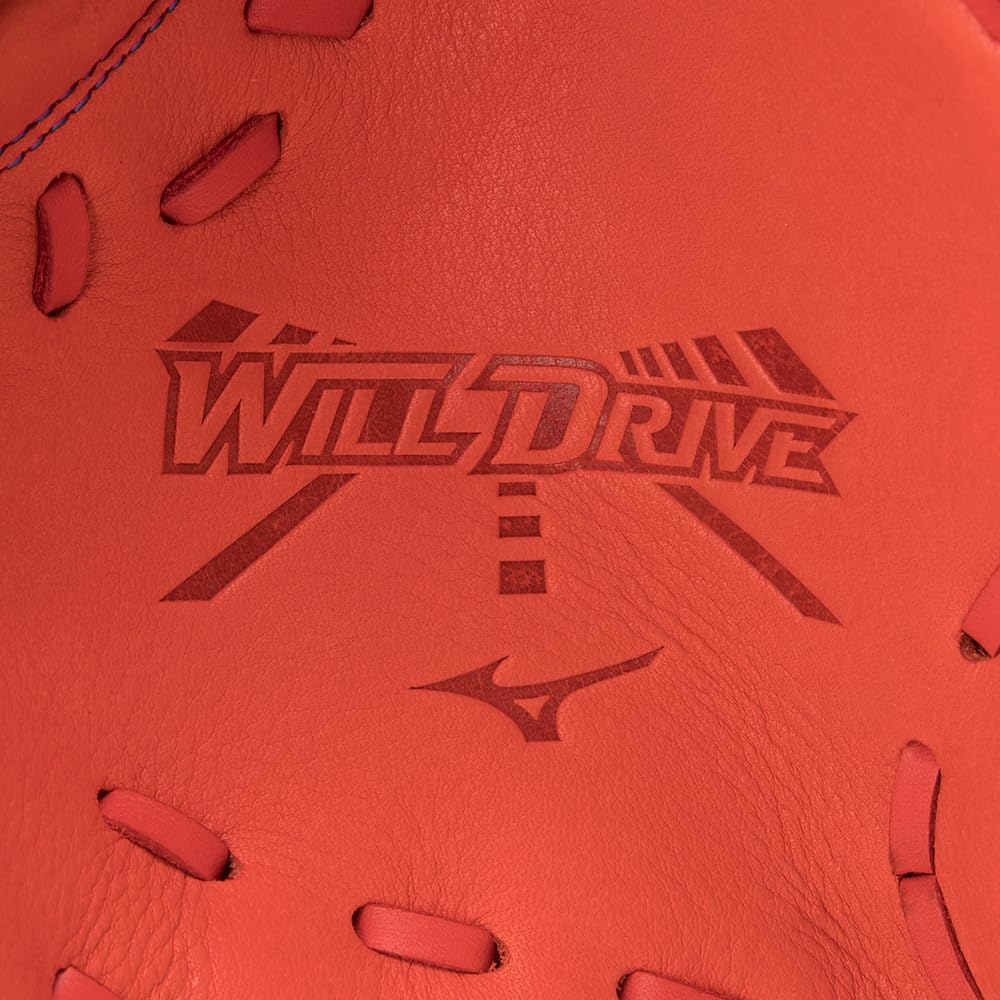 Mizuno Will Drive Юношеский бейсбольный размер 52 для юношеской перчатки для игрока первой базы, 1AJFY27800, (Флэш-оранжевый/FF/Jr),