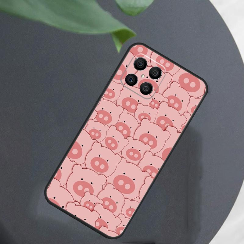 Милый розовый поросенок Чехол для Honor Magic 8 7 5 6 Pro Для Honor 200 400 Lite 50 70 90 X8c X8b X9a X9b X9c X9d Win