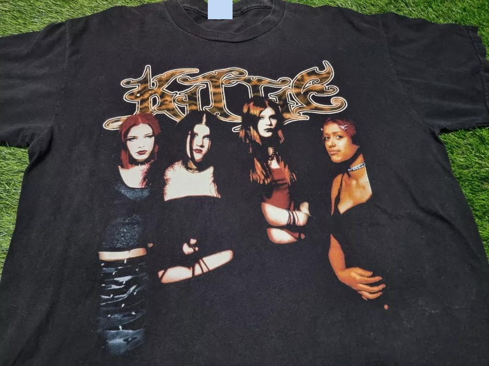 Kittie Band Металл Рок Короткий рукав Хлопок Футболка Полный размер S-5XL Унисекс Футболка