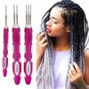 6Pcs/Set Durable Hook Needle Hair Extension Wig Making Kit Micro Hook  for Hair Braid Making
