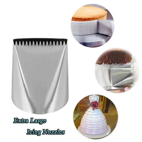 Очень большая насадка для айсинга, кондитерский наконечник для украшения торта, инструмент для мастики для торта своими руками