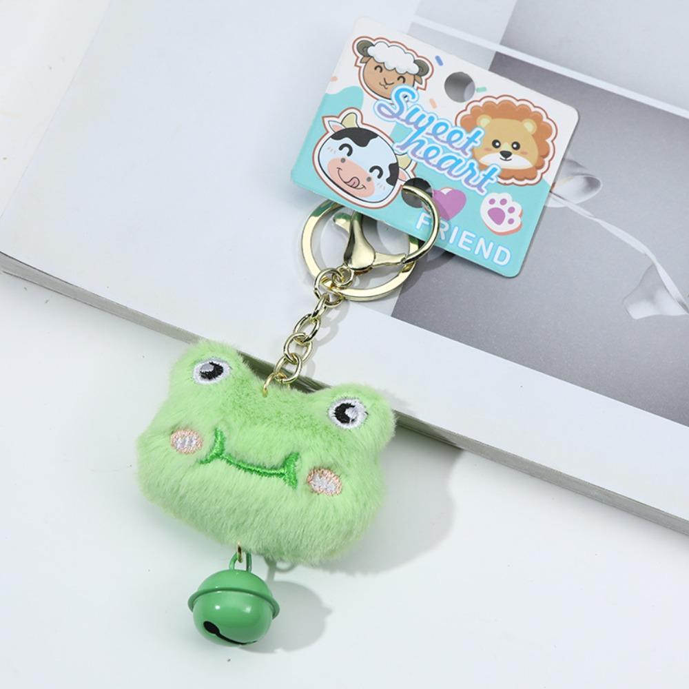 Plush Animal Frog Plush Bag Pendant Bunny Cartoon Plush Keychain  Backpack Pendant