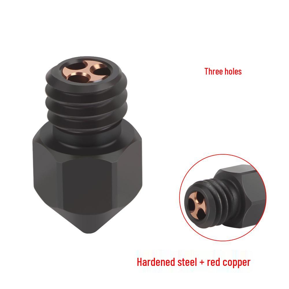 High-Flow MK8 Nozzle: 3D Printing Brass & Titanium Alloy, Hardened Steel, 1.75mm Print Head Accessory.