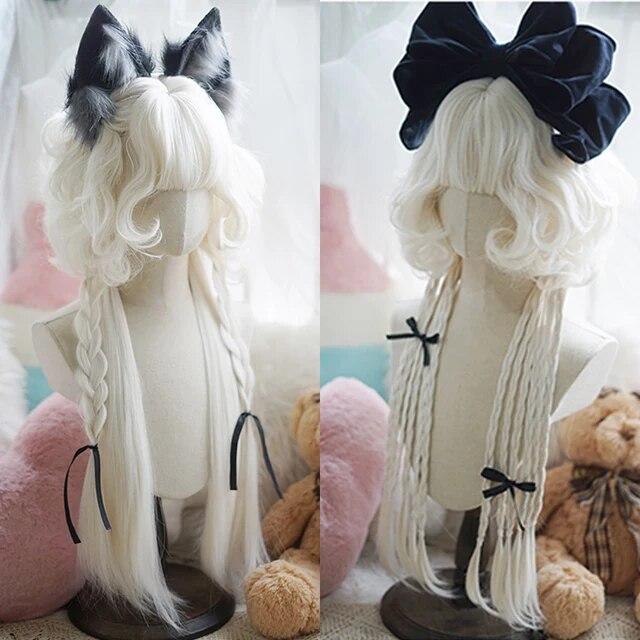 Синтетические натуральные черные парики Длинный волнистый парик для женщин с челкой для Хэллоуина, повседневные термостойкие волокна, парики из волос