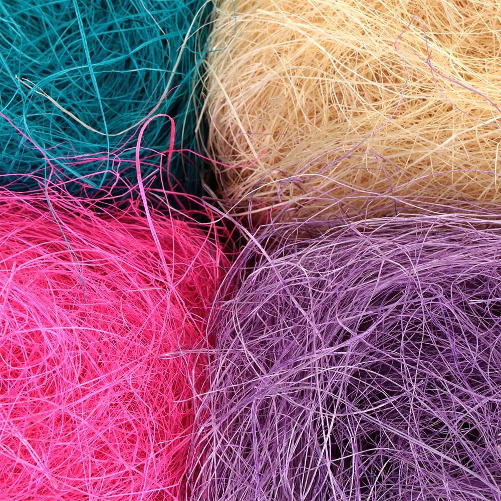 1 мешок Натуральный Сизаль Рустикальный DIY Цветочный Букет Подарочная Коробка Упаковка Декор Гнездо Искусство DIY Упаковочные Поделки Свадебное Мероприятие Вечеринка Товары