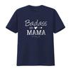 Womens Badass Mama Christmas Strong As A Mother Funny Mom T Shirt Black 2XL vintage Washed Soft Stretched Versatile Comfortable